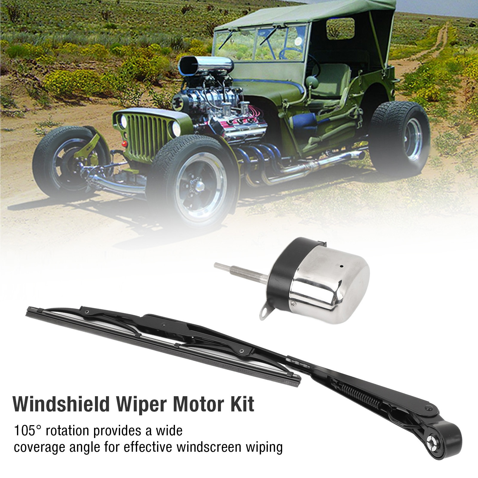 Electric Motor Windshield Wipe - Fishing Boat Trolling Motor avaliação e preço