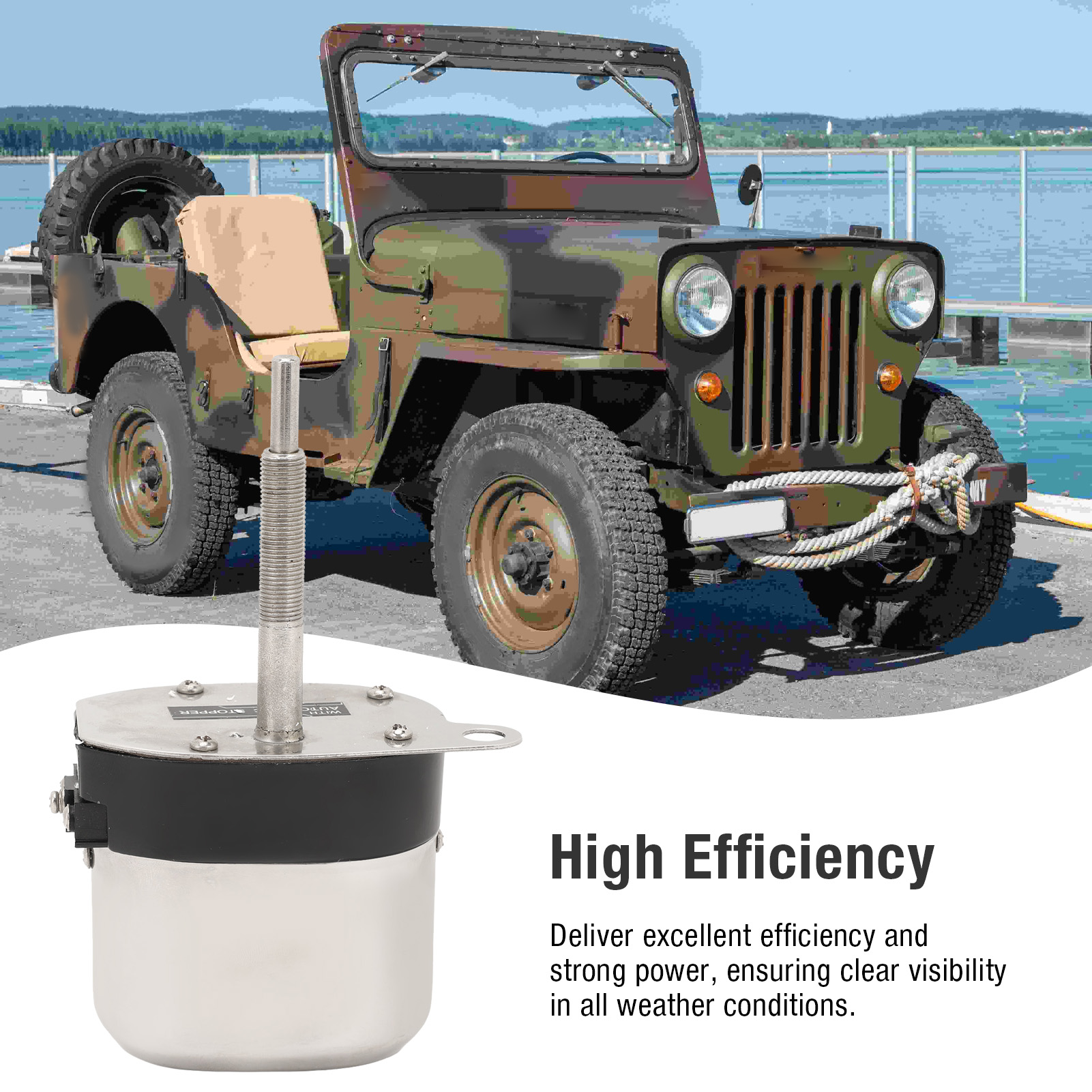 Electric Motor Windshield Wipe - Fishing Boat Trolling Motor avaliação e preço