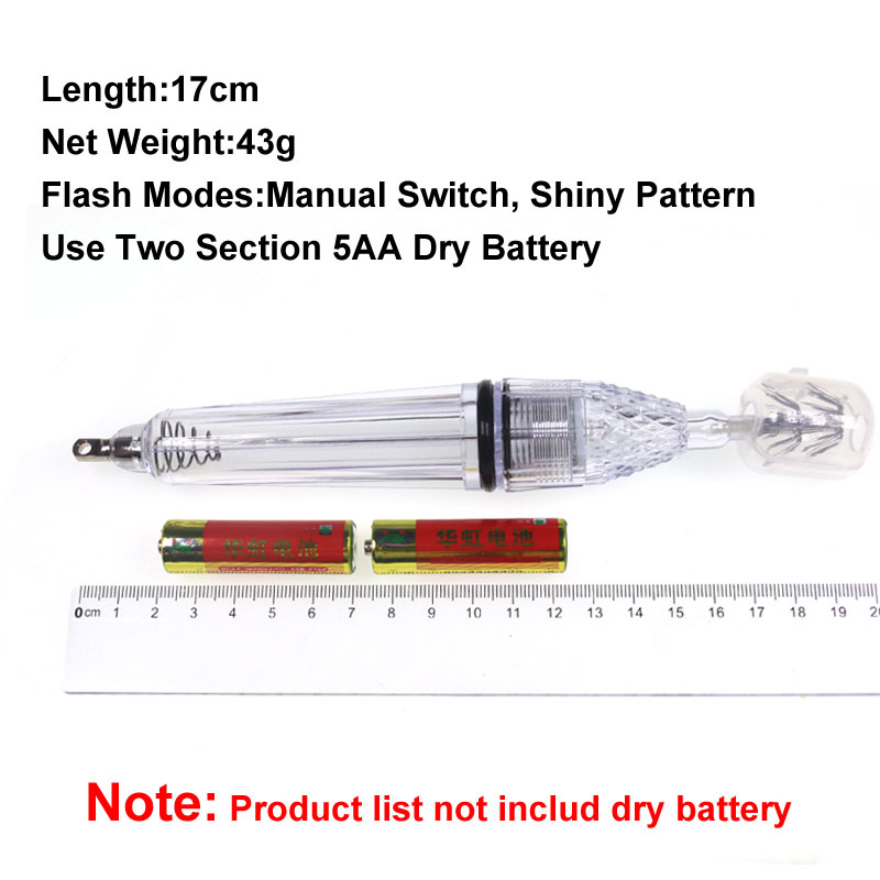 1pc 12cm 17cm 5AA Battery LED  - Fishing Boat Navigation Light avaliação e preço
