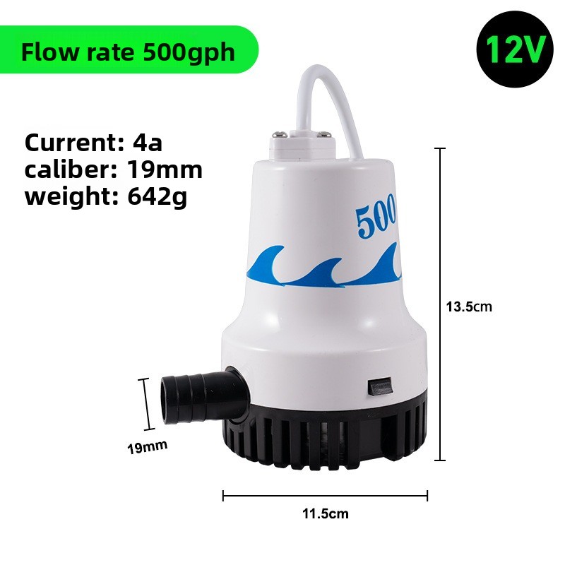 12V 24V Marine Bilge Pump, DC  - Fishing Boat Bilge Pump avaliação e preço