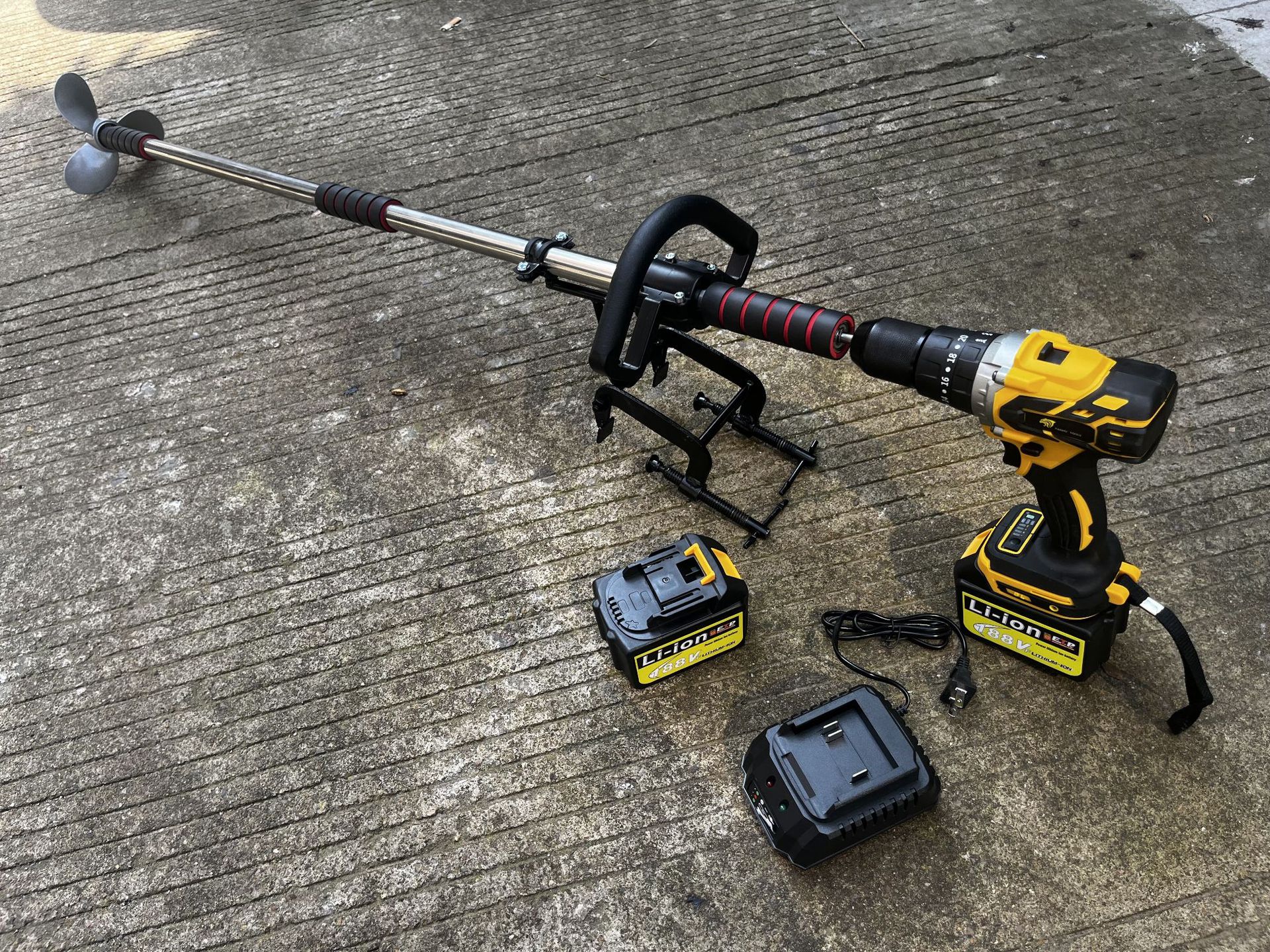 Electric Drill Manual Propelle - Fishing Boat Outboard Motor avaliação e preço