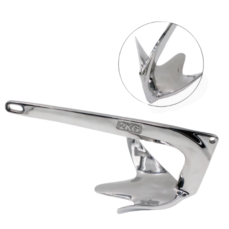 316 Stainless Steel Bruce Anch - Fishing Boat Anchor avaliação e preço