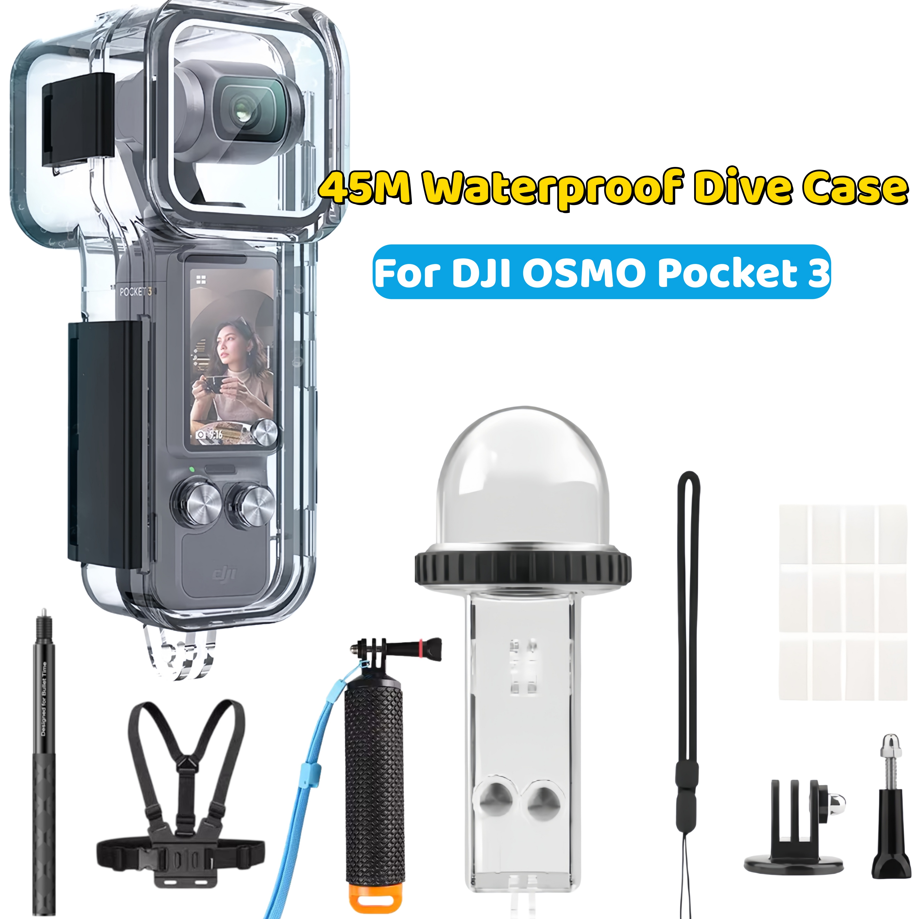 For DJI OSMO Pocket 3 Waterpro - Fishing Boat Cover avaliação e preço