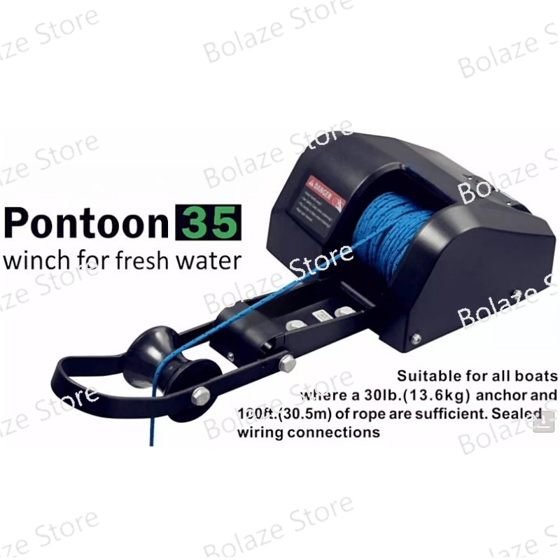 Marine Electric Windlass Saltw - Fishing Boat Anchor Winch avaliação e preço