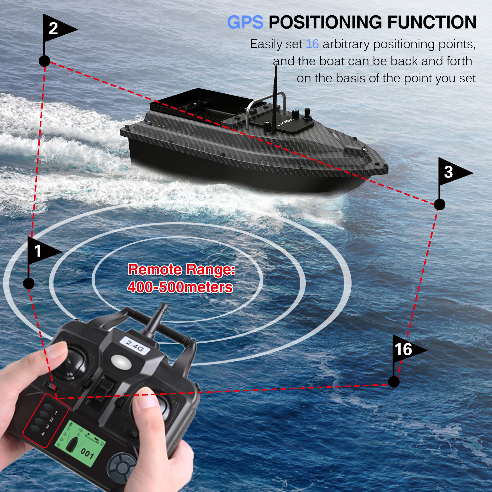 Fishing Bait Boat GPS Fishing  - Fishing Boat Gps avaliação e preço