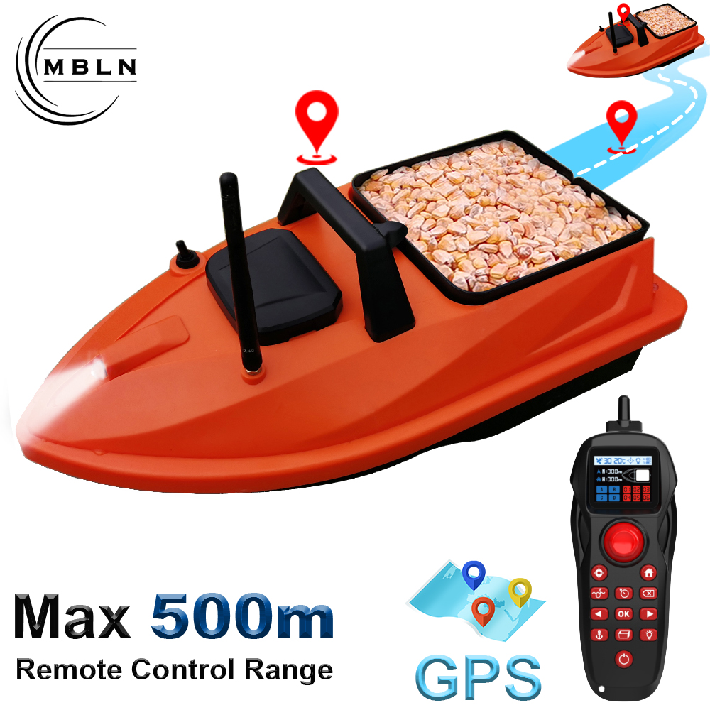 MBLN Mini GPS Bait Boat – 24 W - Fishing Boat Gps avaliação e preço