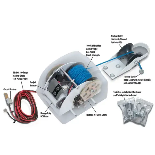 Factory Direct Sailboat Yacht  - Fishing Boat Anchor Winch avaliação e preço