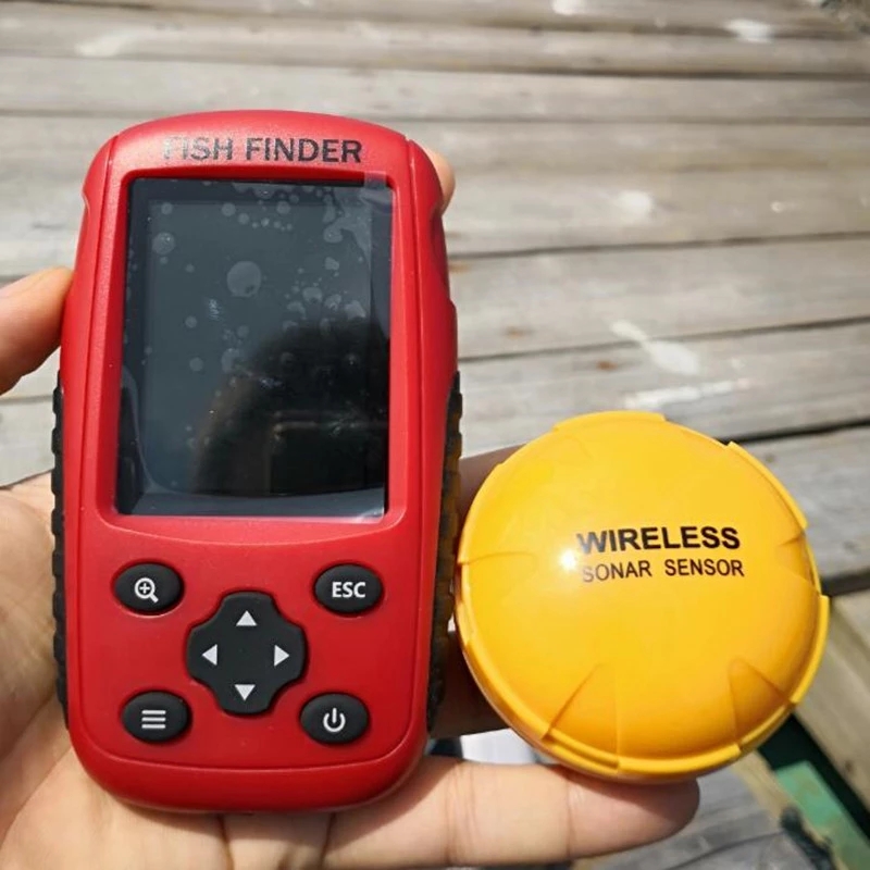 Fish finder wireless Wireless  - Fishing Boat Depth Finder avaliação e preço