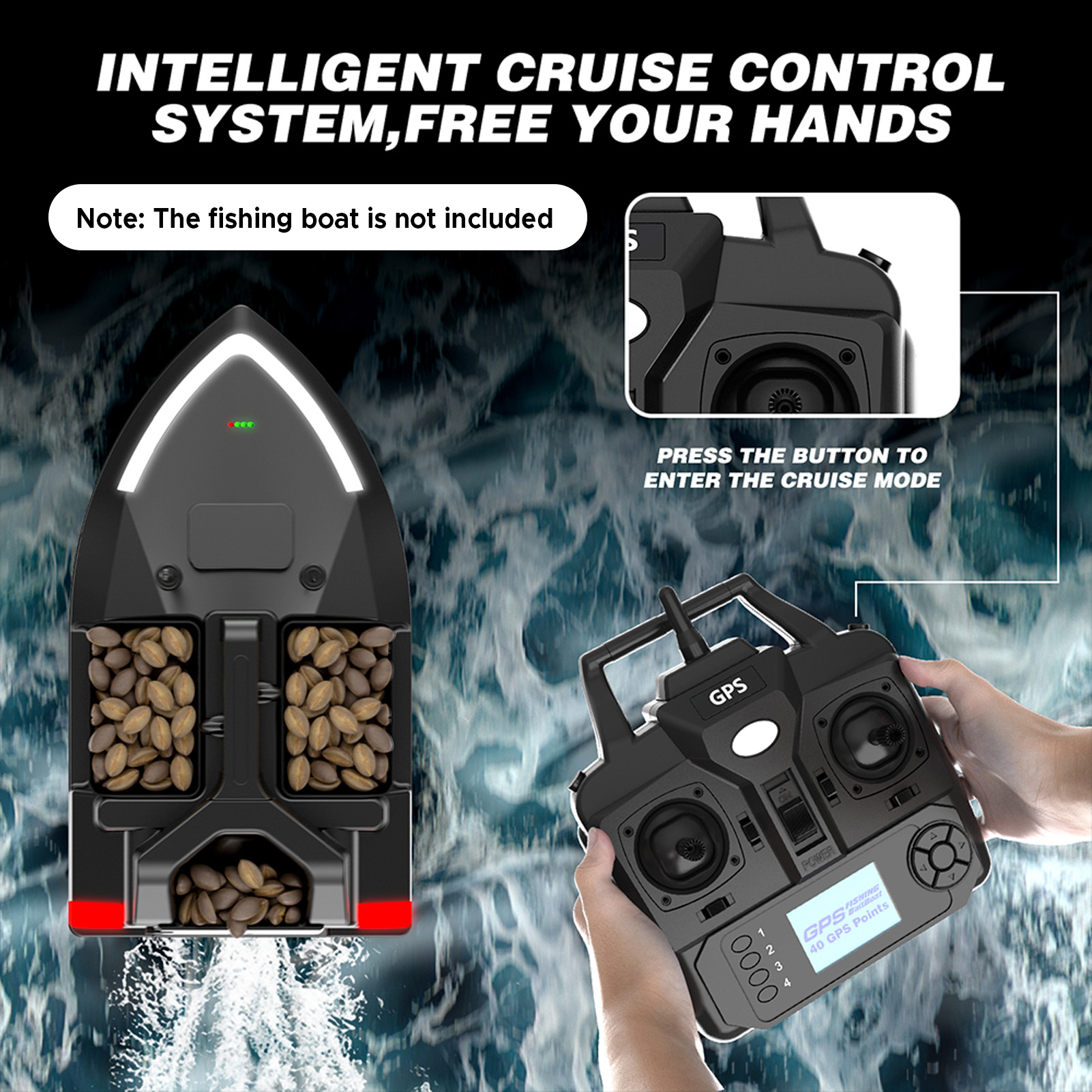 Remote Control for V020 GPS Fi - Fishing Boat Gps avaliação e preço