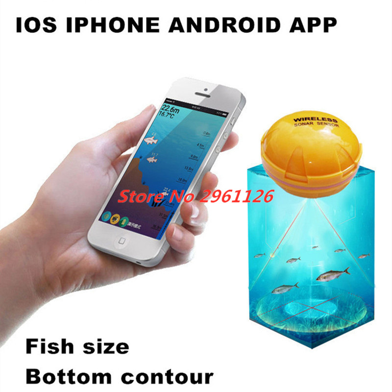 Wireless Fish Finder Portable  - Fishing Boat Depth Finder avaliação e preço