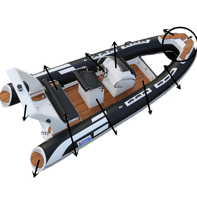 16ft 4.80m Hypalon Material Fi - Fishing Boat Fiberglass avaliação e preço