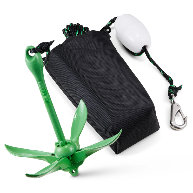 Kayak Anchor Kit 3.5 lb Paddle - Fishing Boat Anchor avaliação e preço