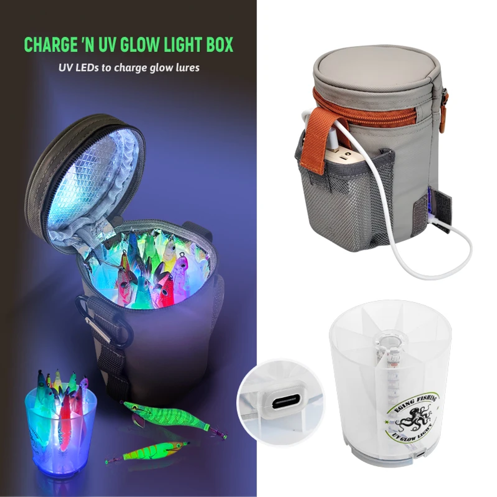 New UV Squid Jig Fill Light LE - Fishing Boat Navigation Light avaliação e preço