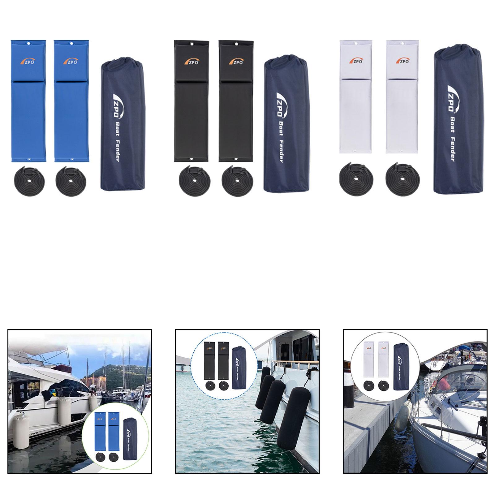 2Pcs Flat Boat Fender with Rop - Fishing Boat Paddle avaliação e preço