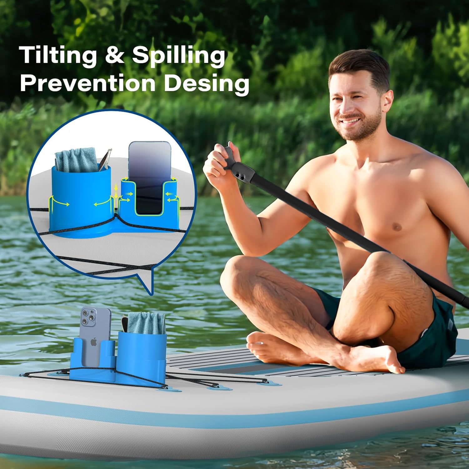 Kayak Drink Holder Surfboard K - Fishing Boat Anchor avaliação e preço