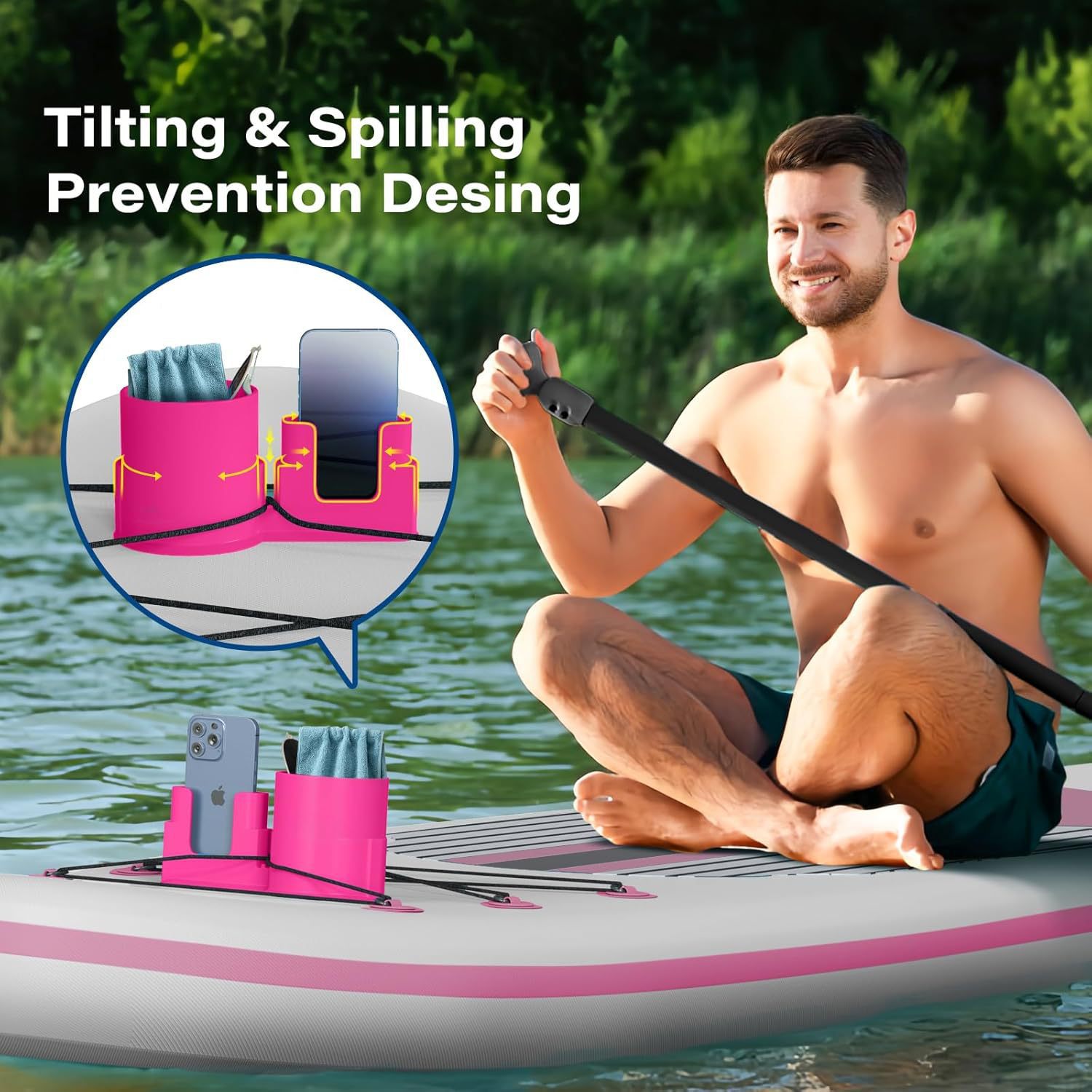 Kayak Drink Holder Surfboard K - Fishing Boat Anchor avaliação e preço