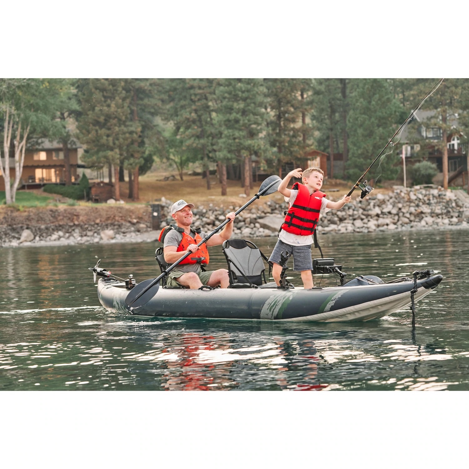 Airo Inflatable Fishing Kayak  - Fishing Boat Seat avaliação e preço
