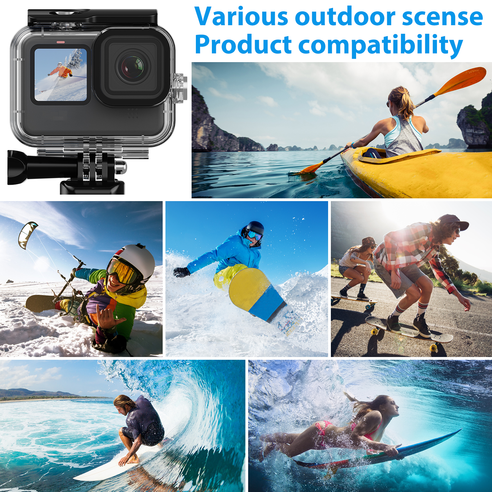 Action Camera Accessories For  - Fishing Boat Cover avaliação e preço