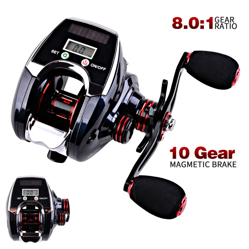 8.0:1 19+1BB Fishing Reel Left - Fishing Boat Steering Wheel avaliação e preço