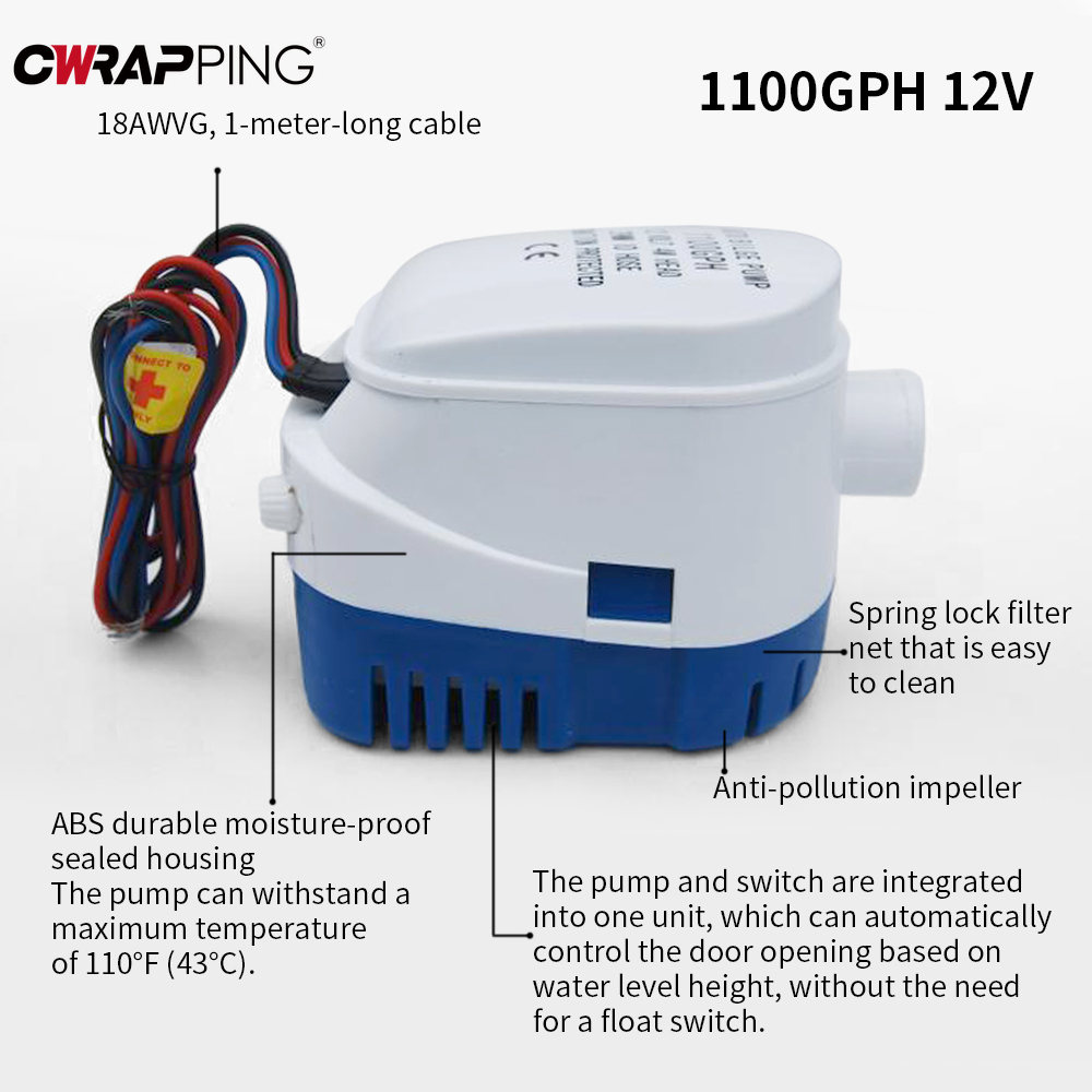 Car RV Bilge Pump for Boats Ac - Fishing Boat Bilge Pump avaliação e preço