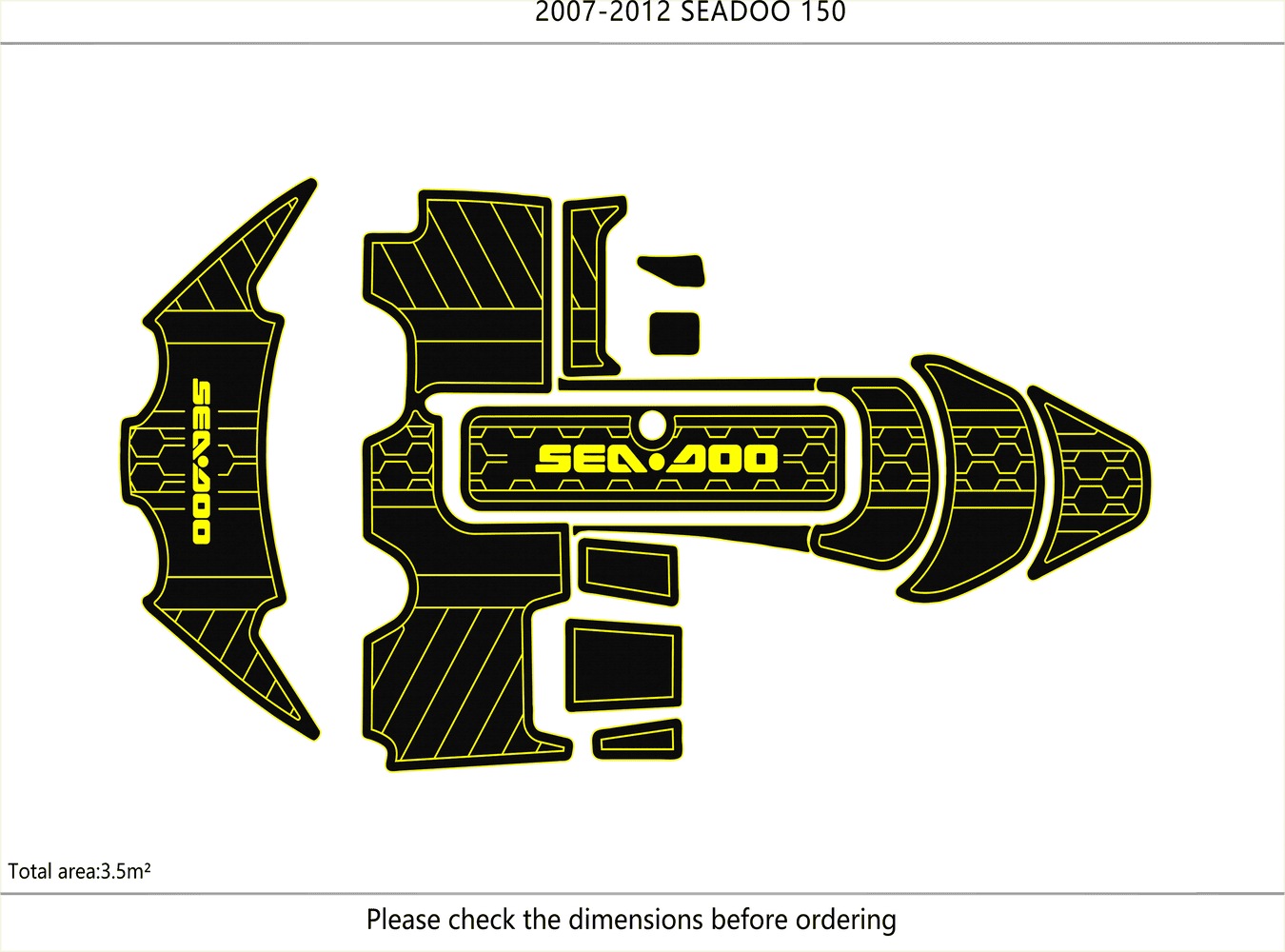 2007-2012 Sea Doo 150  Speedst - Fishing Boat Fiberglass avaliação e preço