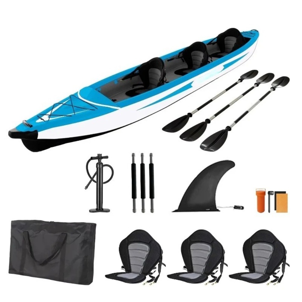 Inflatable Fishing Kayak Folda - Fishing Boat Seat avaliação e preço