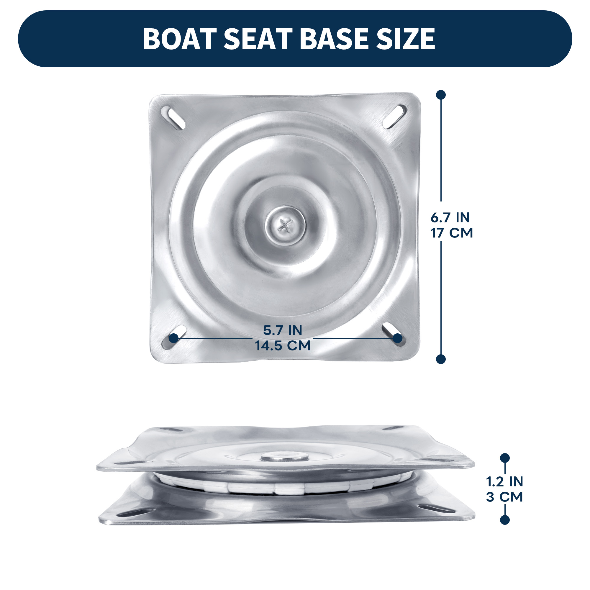 Boat Seat Swivel, 316 Stainles - Fishing Boat Seat avaliação e preço