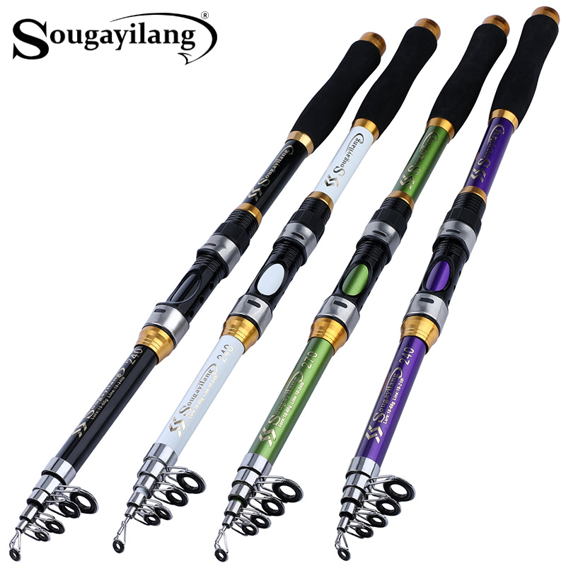 Sougayilang 4 Colors Telescopi - Fishing Boat Fiberglass avaliação e preço
