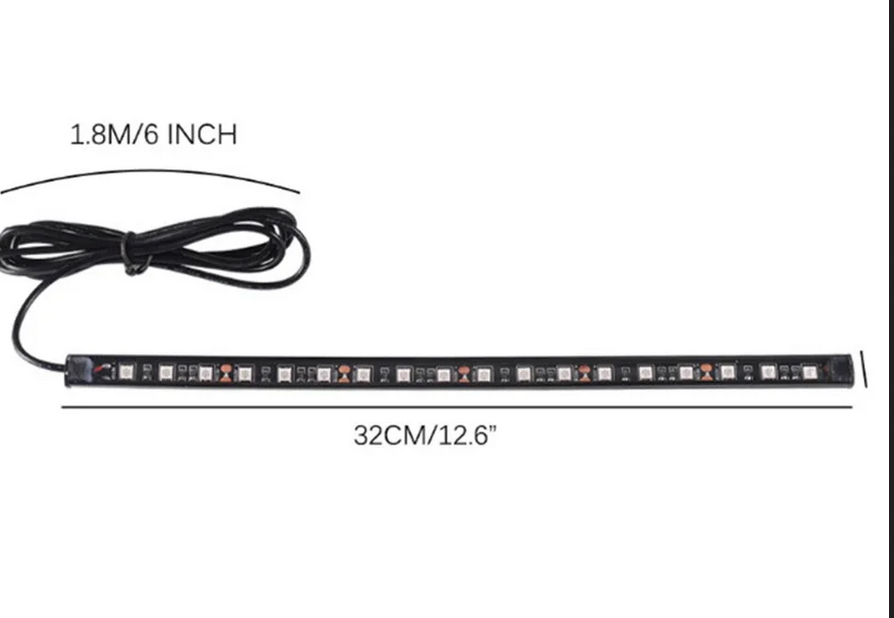 2Pcs 30cm 12V LED Strip Light  - Fishing Boat Trailer avaliação e preço