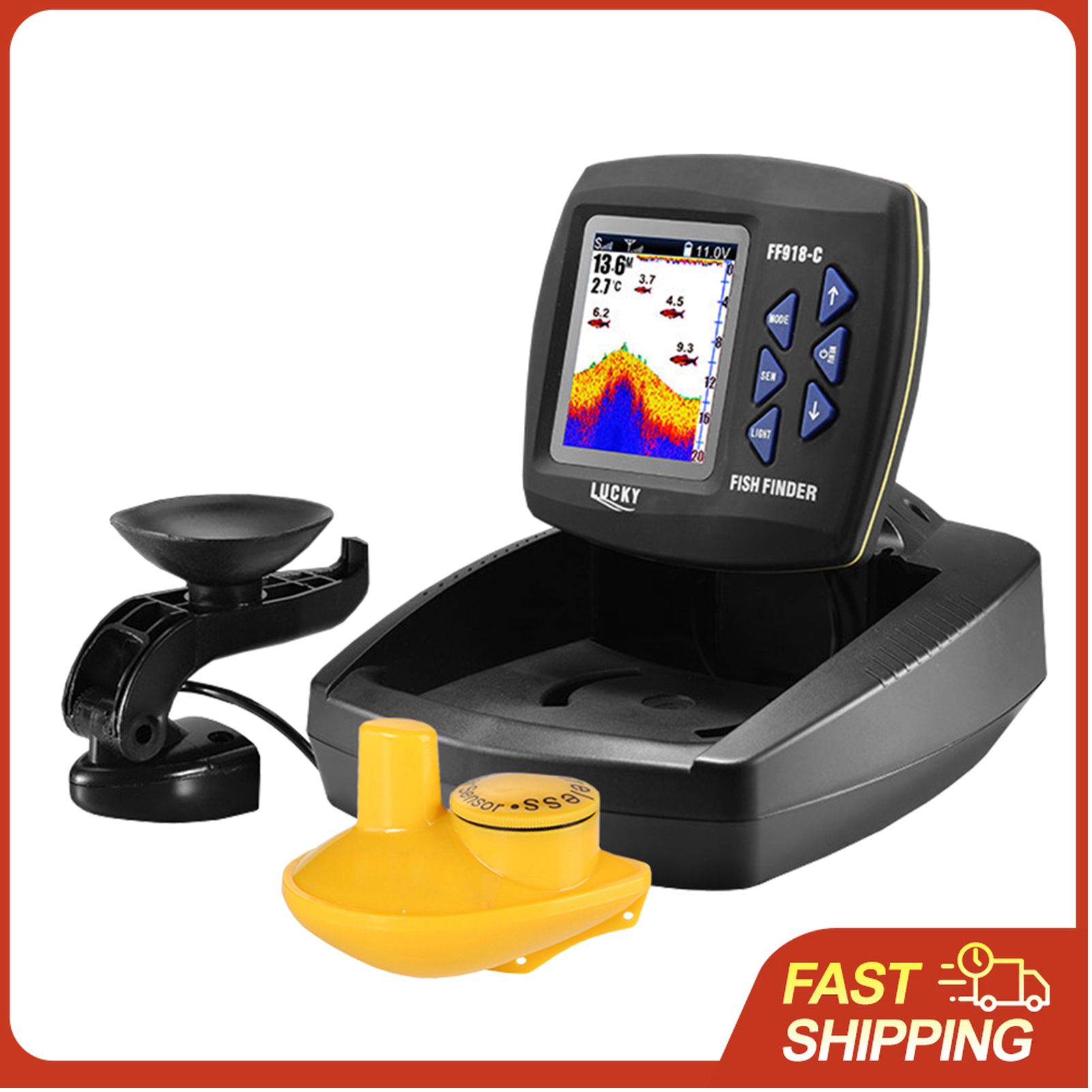 Portable Fish Finder Wireless  - Fishing Boat Depth Finder avaliação e preço