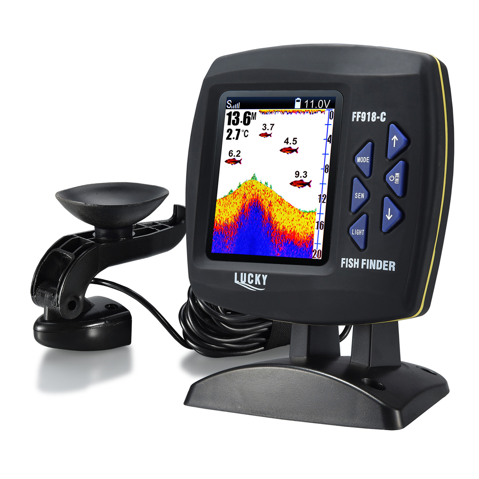 Portable Fish Finder Wireless  - Fishing Boat Depth Finder avaliação e preço