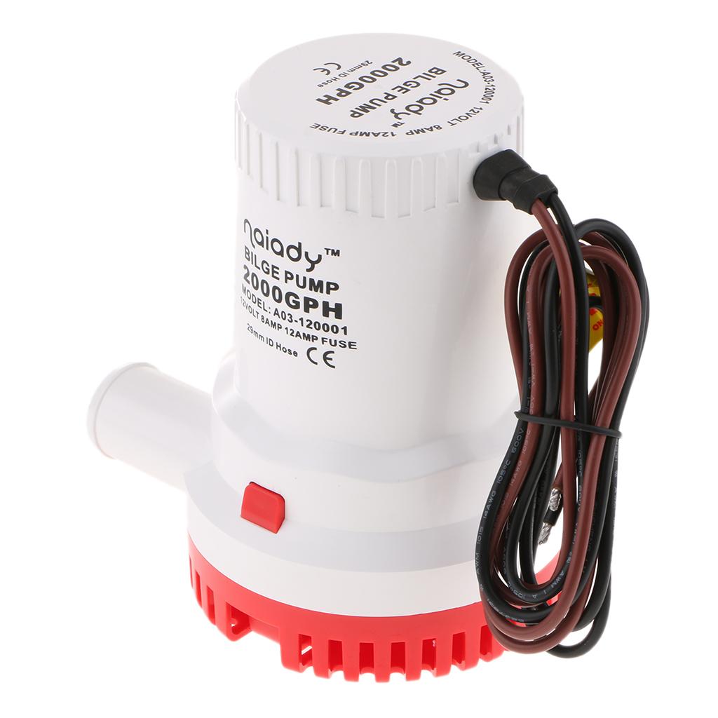 Electric Bilge Pump 2000GPH Su - Fishing Boat Bilge Pump avaliação e preço