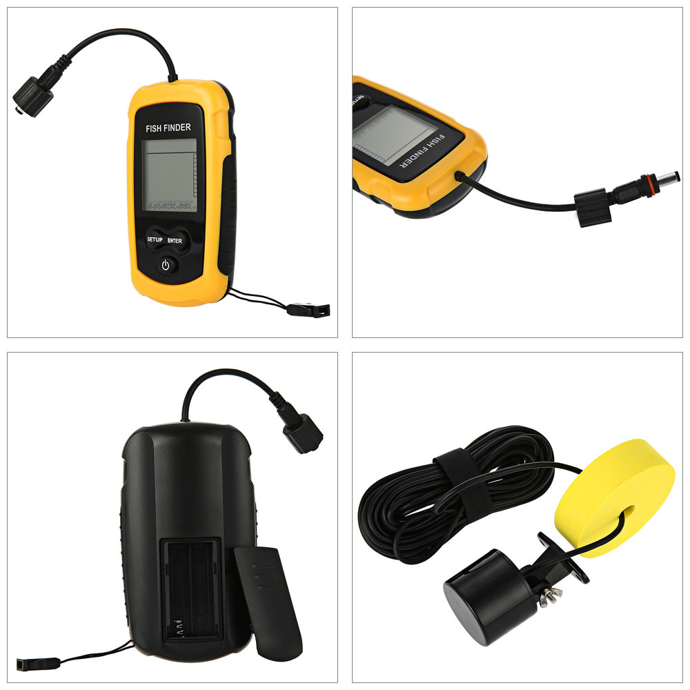 Alarm 100M Portable Sonar Fish - Fishing Boat Depth Finder avaliação e preço