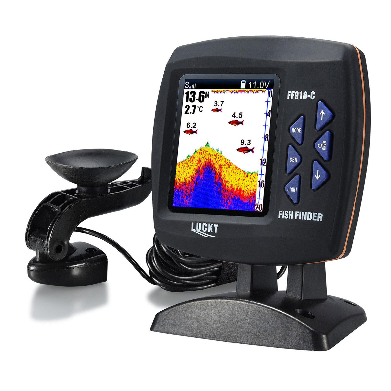 Fish Finder Wireless Sonar Sen - Fishing Boat Depth Finder avaliação e preço