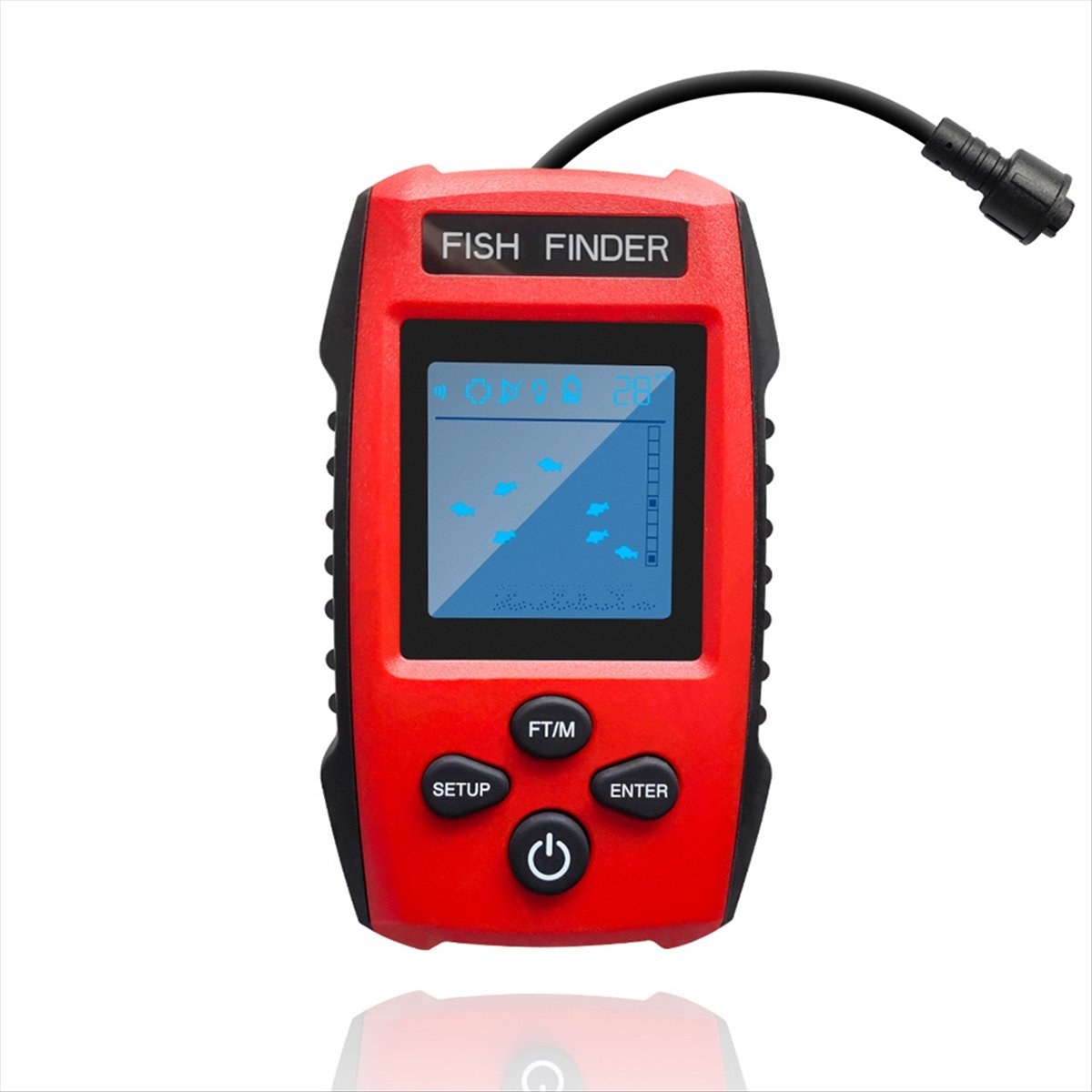 Color LCD Fish Finder Wired So - Fishing Boat Depth Finder avaliação e preço