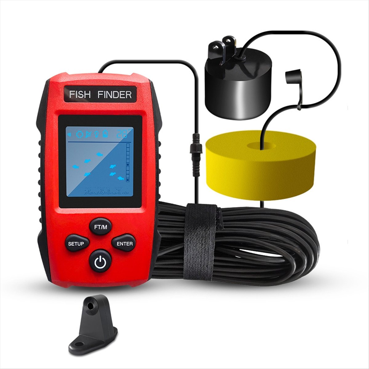 Color LCD Fish Finder Wired So - Fishing Boat Depth Finder avaliação e preço