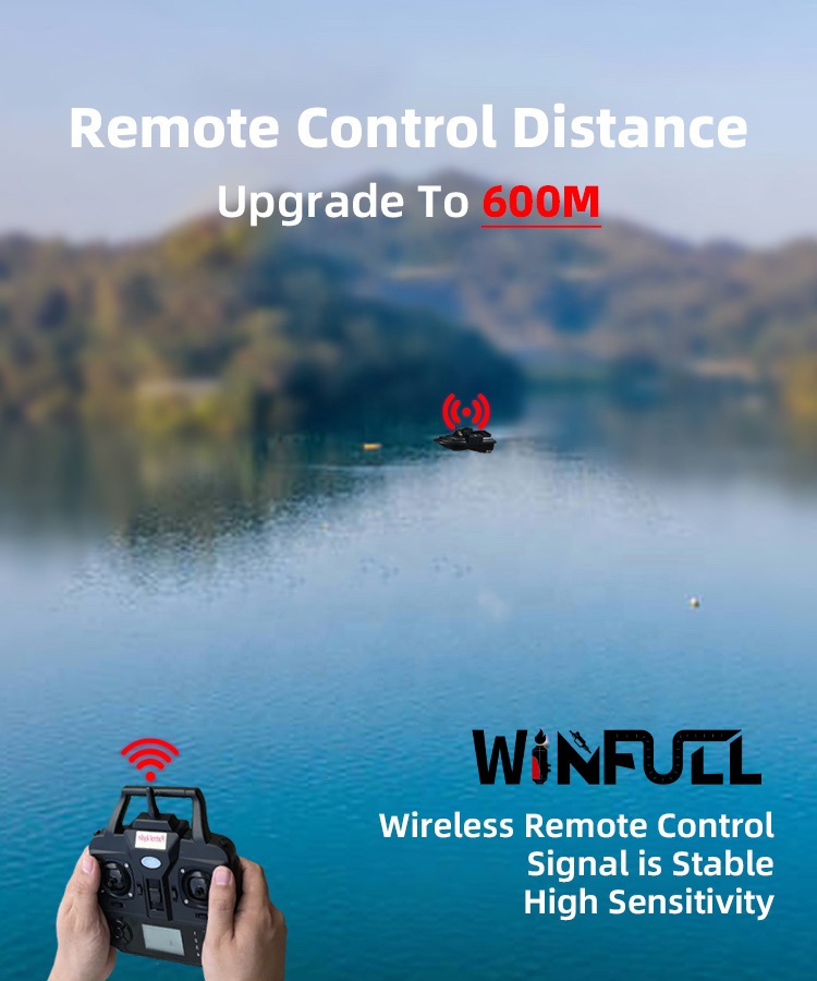 WINFULL Wireless Remote Contro - Fishing Boat Gps avaliação e preço