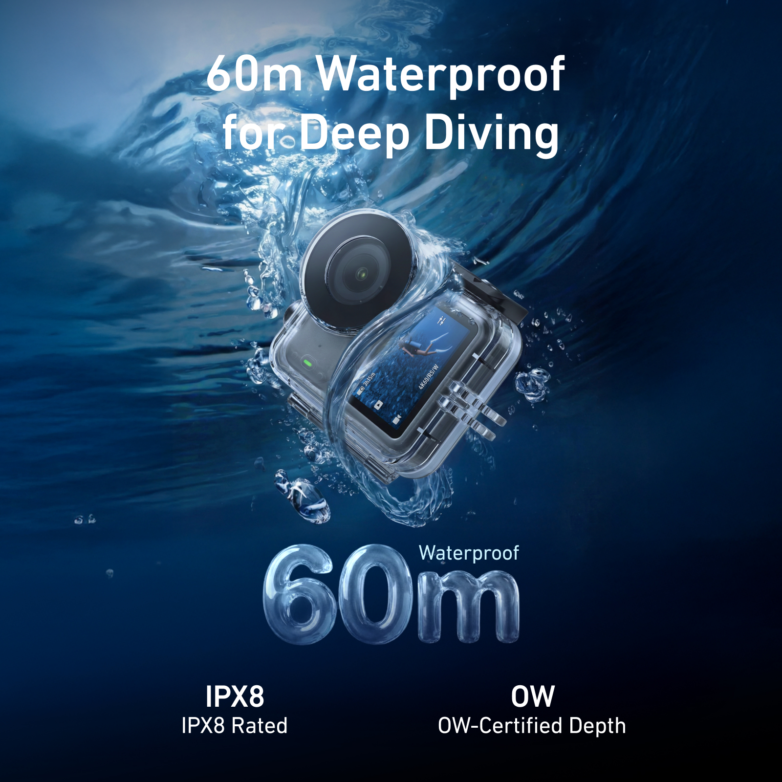 TELESIN 60M Diving Waterproof  - Fishing Boat Cover avaliação e preço