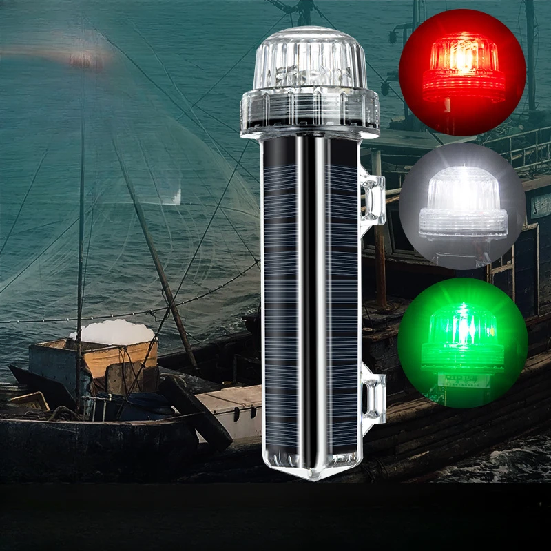 New Solar Ocean Signal Light N - Fishing Boat Oar avaliação e preço