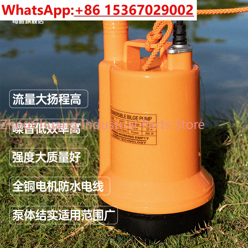 Marine bilge pump 12V24v DC su - Fishing Boat Bilge Pump avaliação e preço