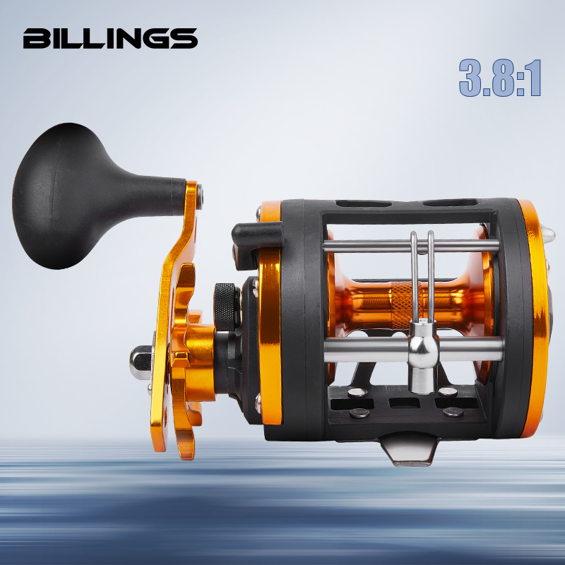 BILLINGS Trolling Drum Reel 33 - Fishing Boat Steering Wheel avaliação e preço