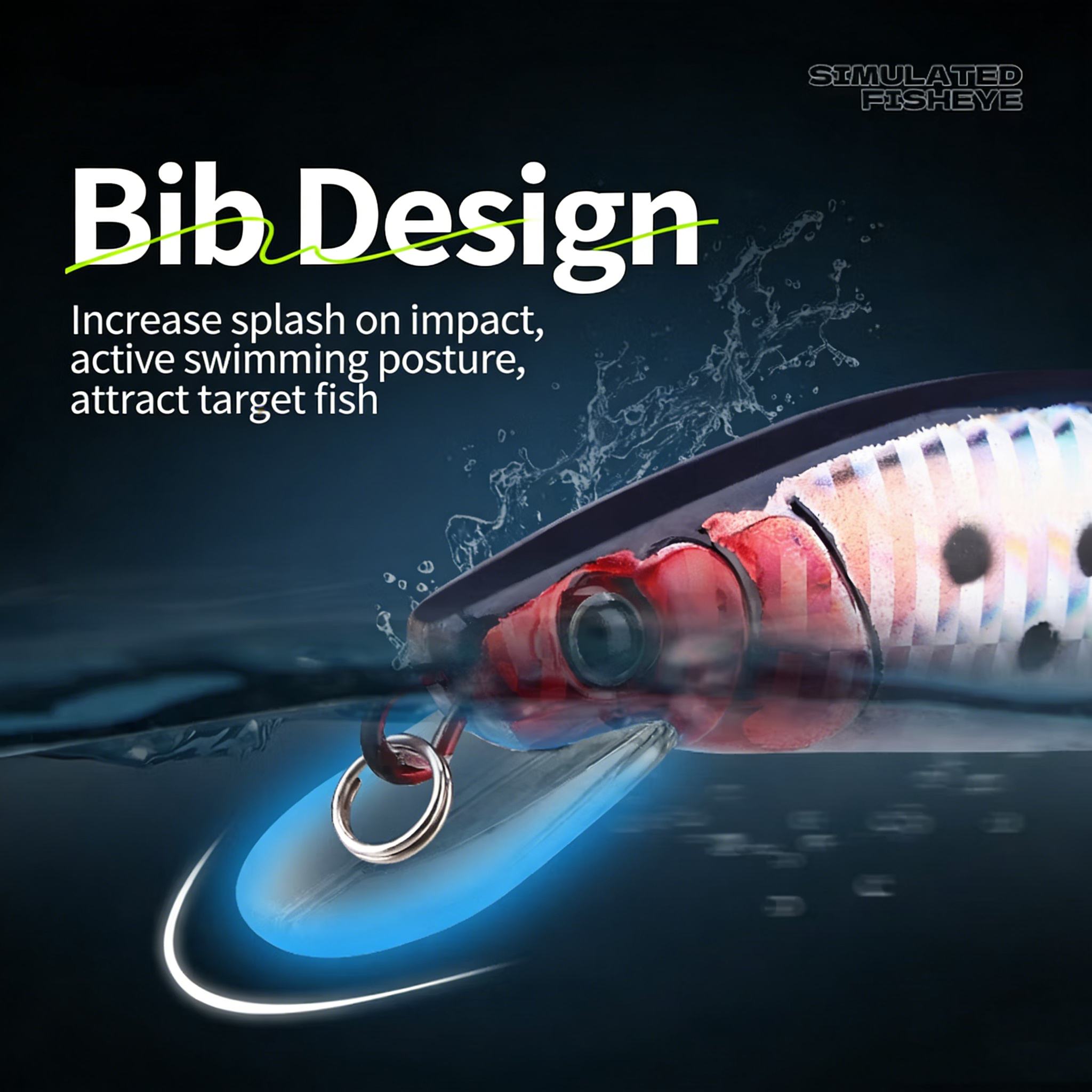 Simulated Fishing Lures Bait E - Fishing Boat Navigation Light avaliação e preço