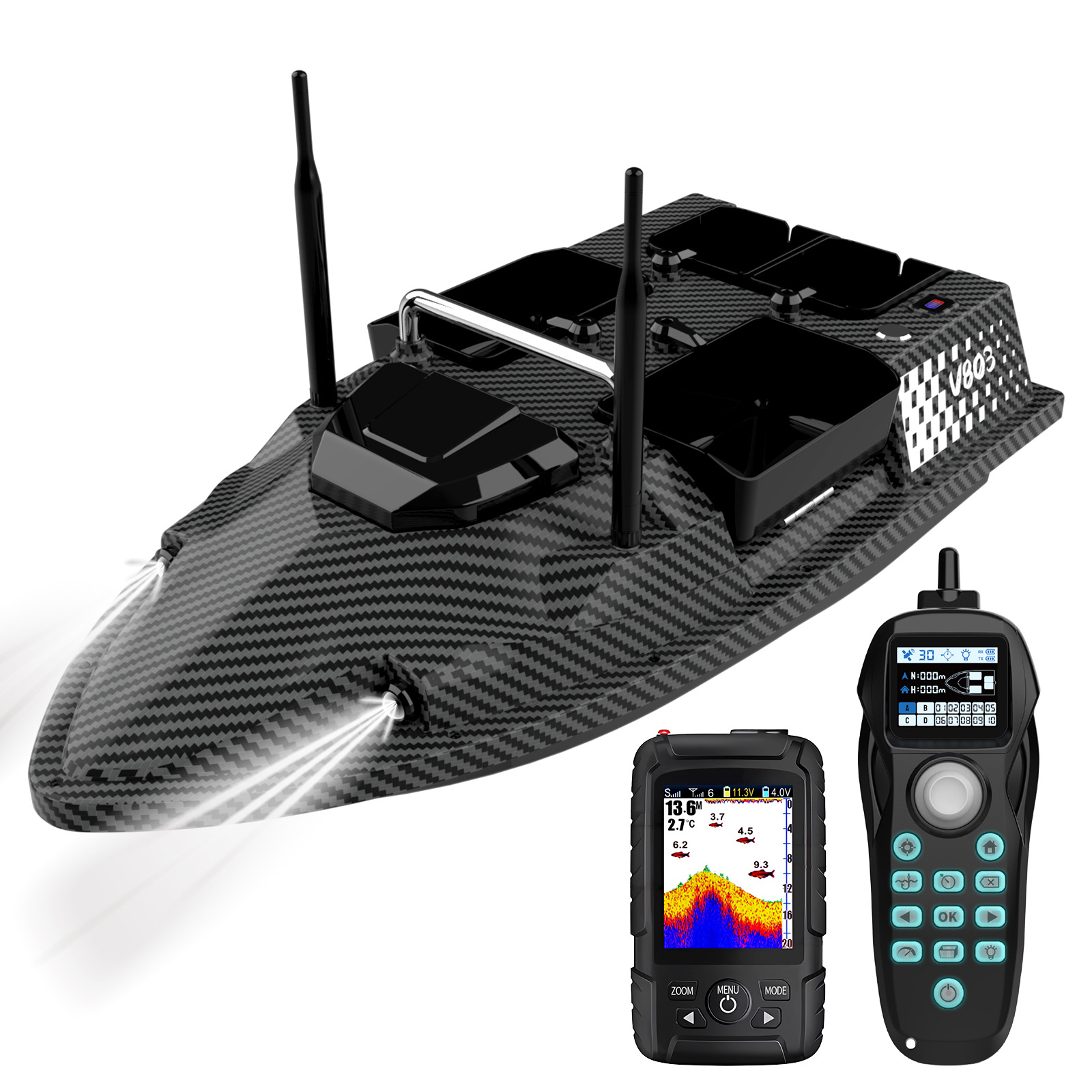V803Pro GPS Enabled Remote Con - Fishing Boat Gps avaliação e preço