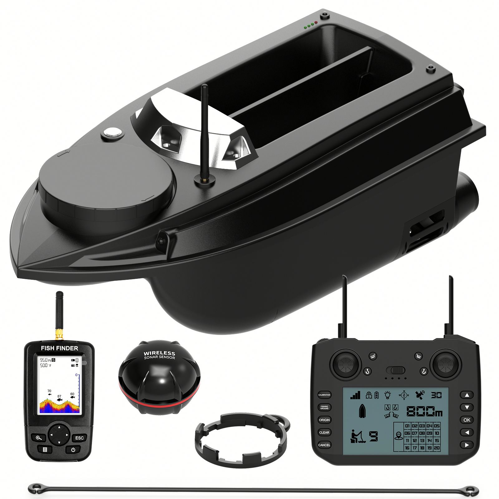 2024 Flytec New V030 RC Fishin - Fishing Boat Gps avaliação e preço