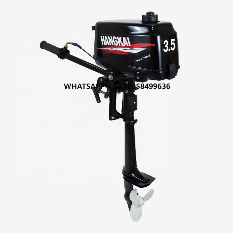 Boat Engines Outboard 3.5hp 2  - Fishing Boat Outboard Motor avaliação e preço