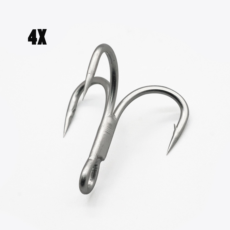 100Pcs Fishhooks 4X Strong Tre - Fishing Boat Anchor avaliação e preço