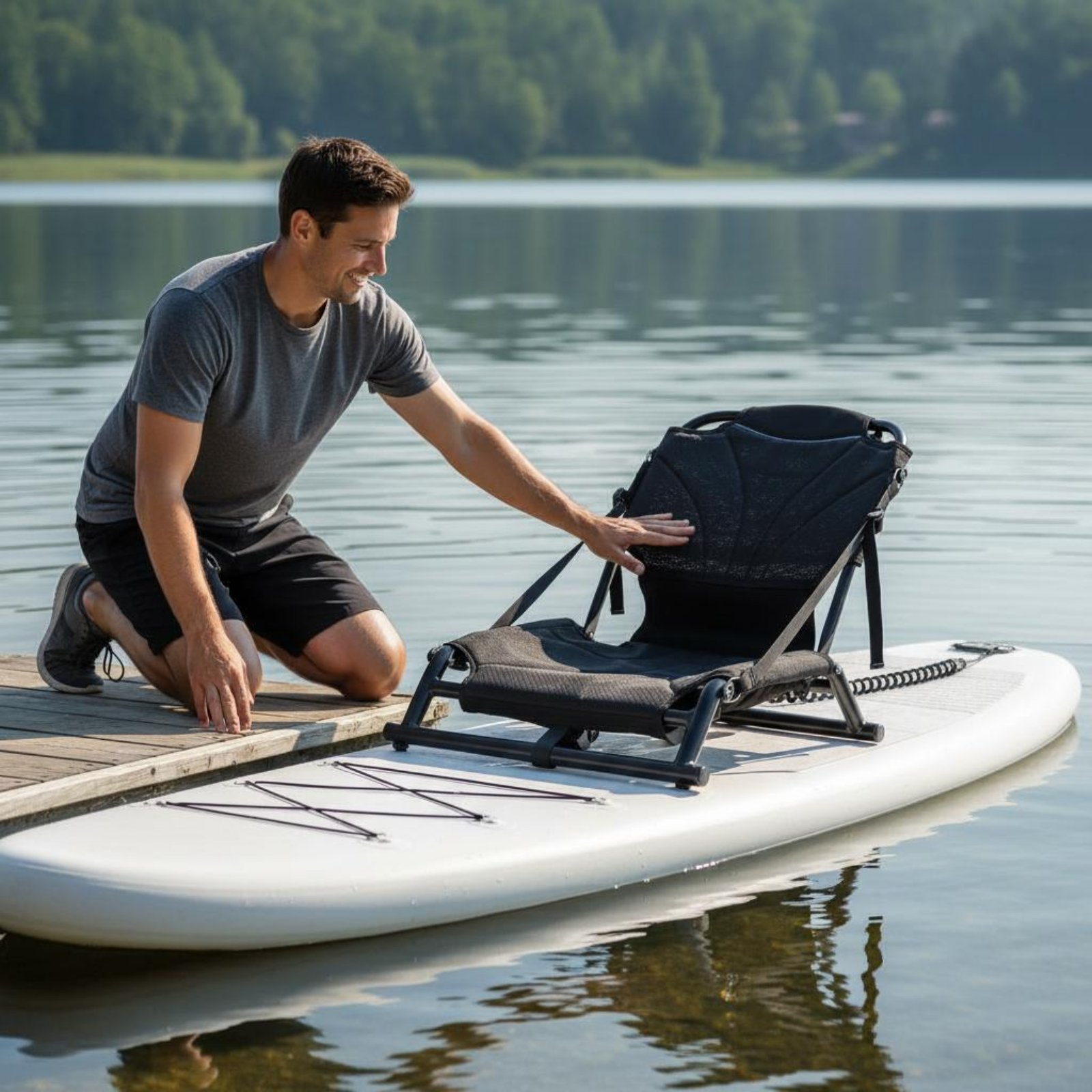 Kayak Backrest Seat Breathable - Fishing Boat Seat avaliação e preço
