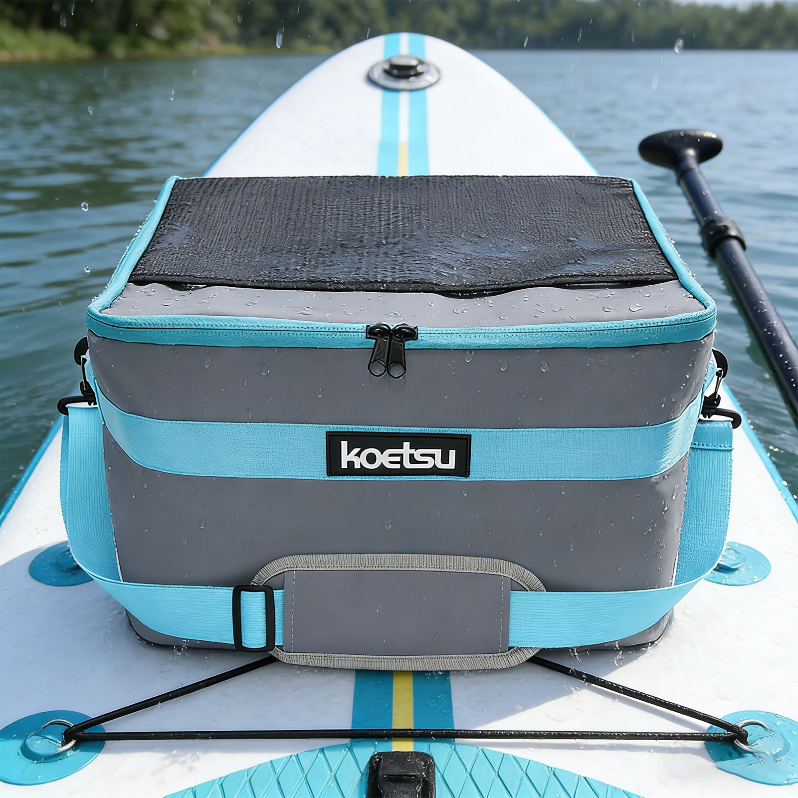 Insulated Paddleboard Cooler w - Fishing Boat Paddle avaliação e preço
