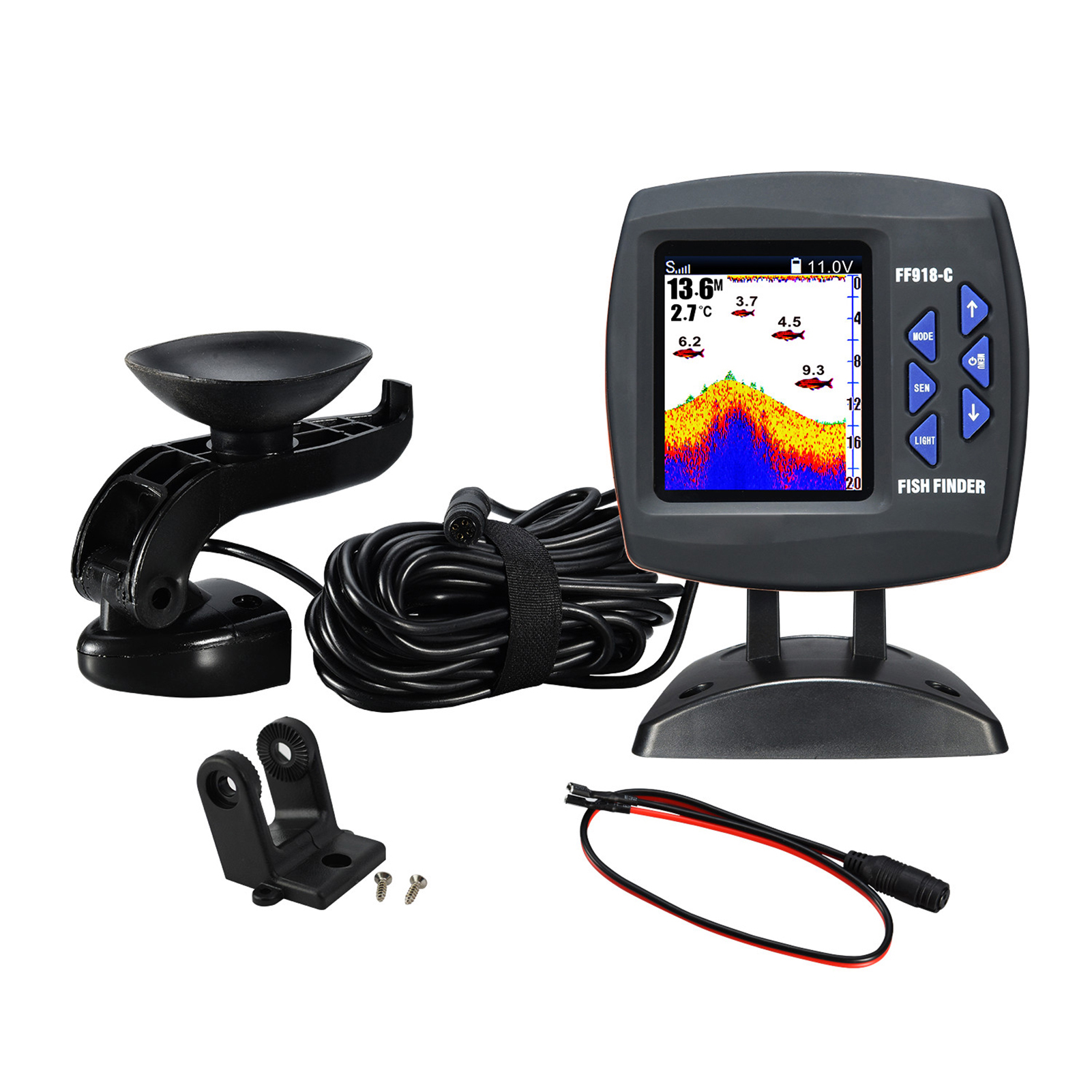 Portable Fish Finder Wireless  - Fishing Boat Depth Finder avaliação e preço