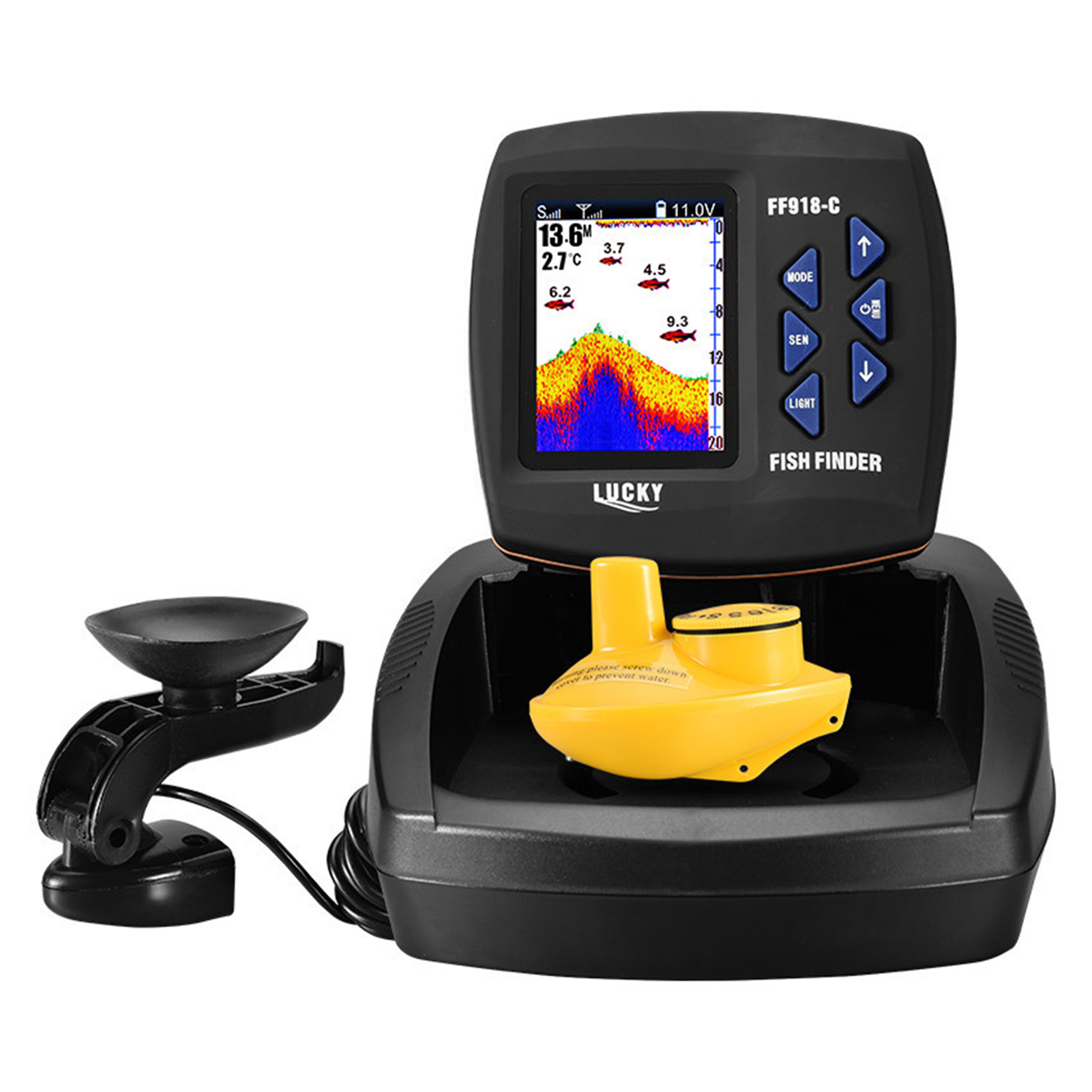 Portable Fish Finder Wireless  - Fishing Boat Depth Finder avaliação e preço